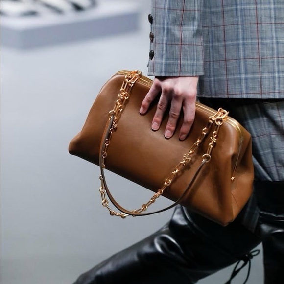 Tory Burch - Runway Item - Large Cleo Clasp/Pouch/ Kisslock Bag - Picture 1 of 12